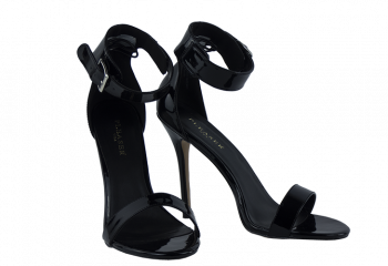 5″ Pleaser Ankle Strap Black Sandals