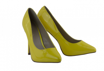 5″ Pleaser yellow high heels décolleté