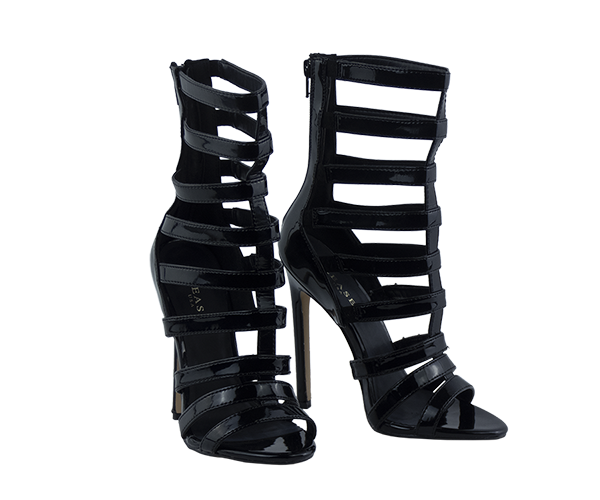 5.5 inch heels Pleaser Ankle Laced Gladiator Sandals