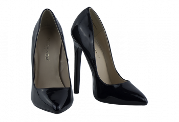 5.5 inch heels no platform, Pleaser Black Pumps
