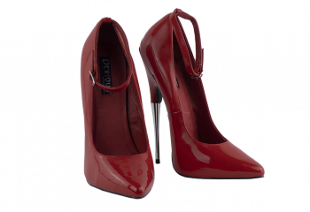 6.75 inch heels Red Devious Dagger Heels